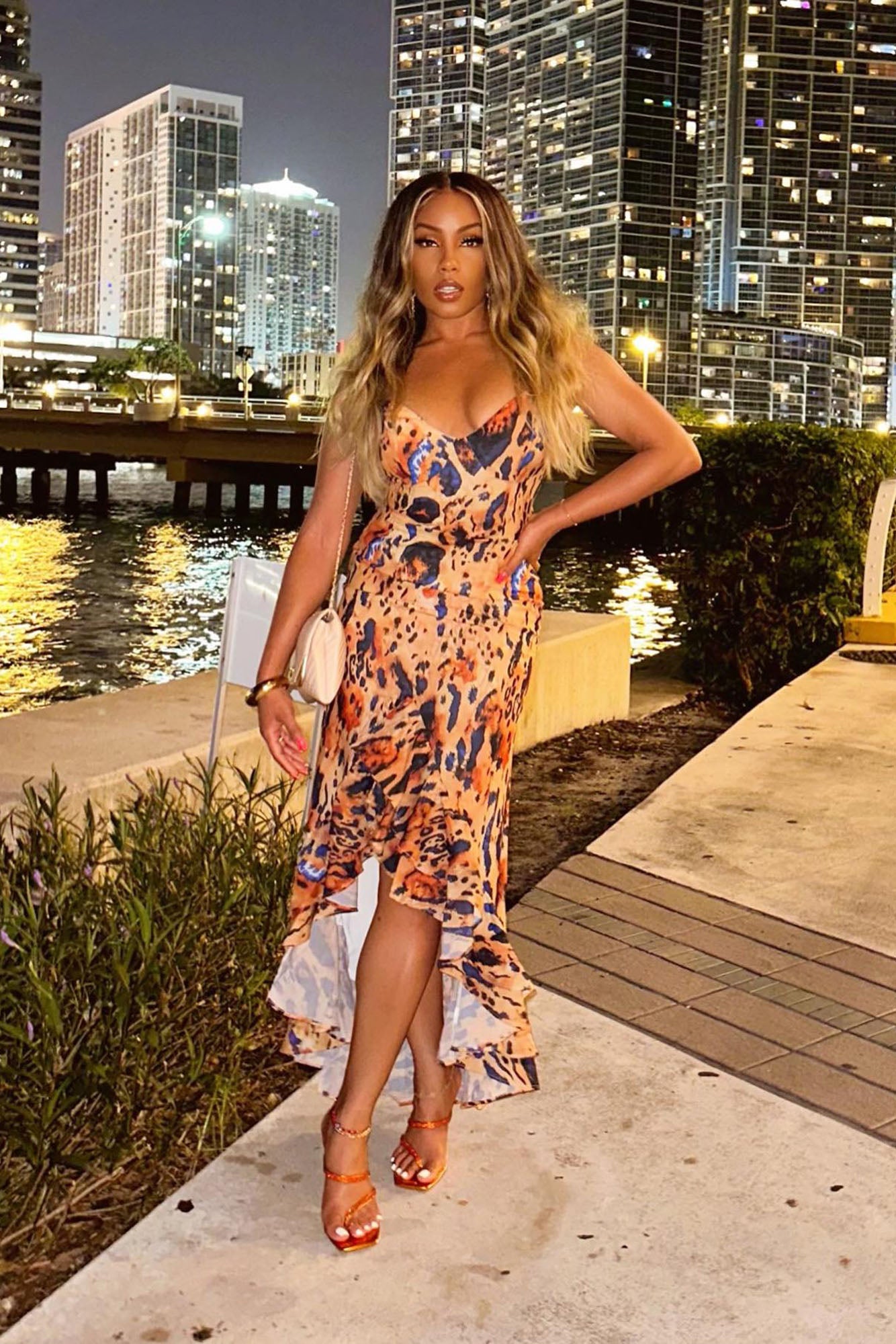 Leopard shop color dress