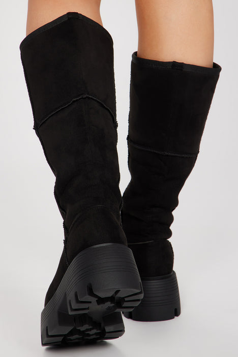 Warm knee high boots discount