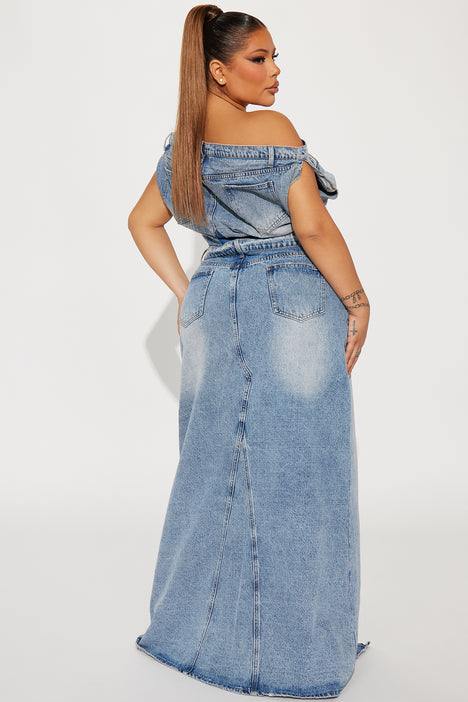 Fashion nova deals jean dress