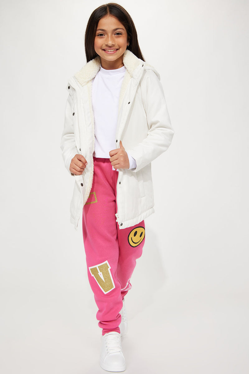 Mini Anorak Jacket With Fur Lining - Ivory | Fashion Nova, Kids Jackets ...