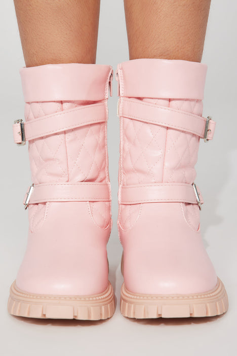 Mini Reann Combat Boots Blush Fashion Nova Kids Shoes