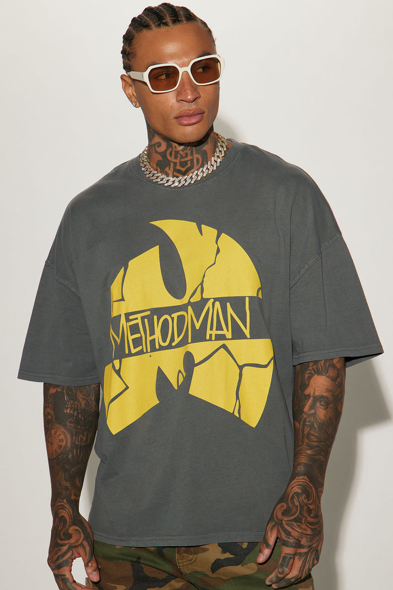 Wu Tang Clan Method Man Oversized Short Sleeve Tee - Black | Fashion ...