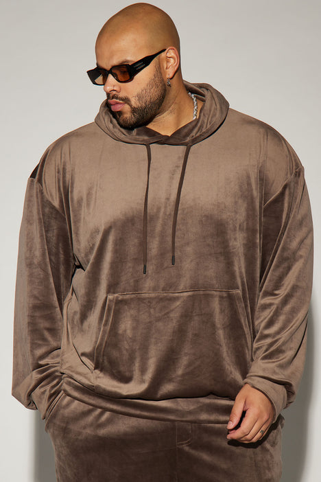 Velour hoodie 2025 mens