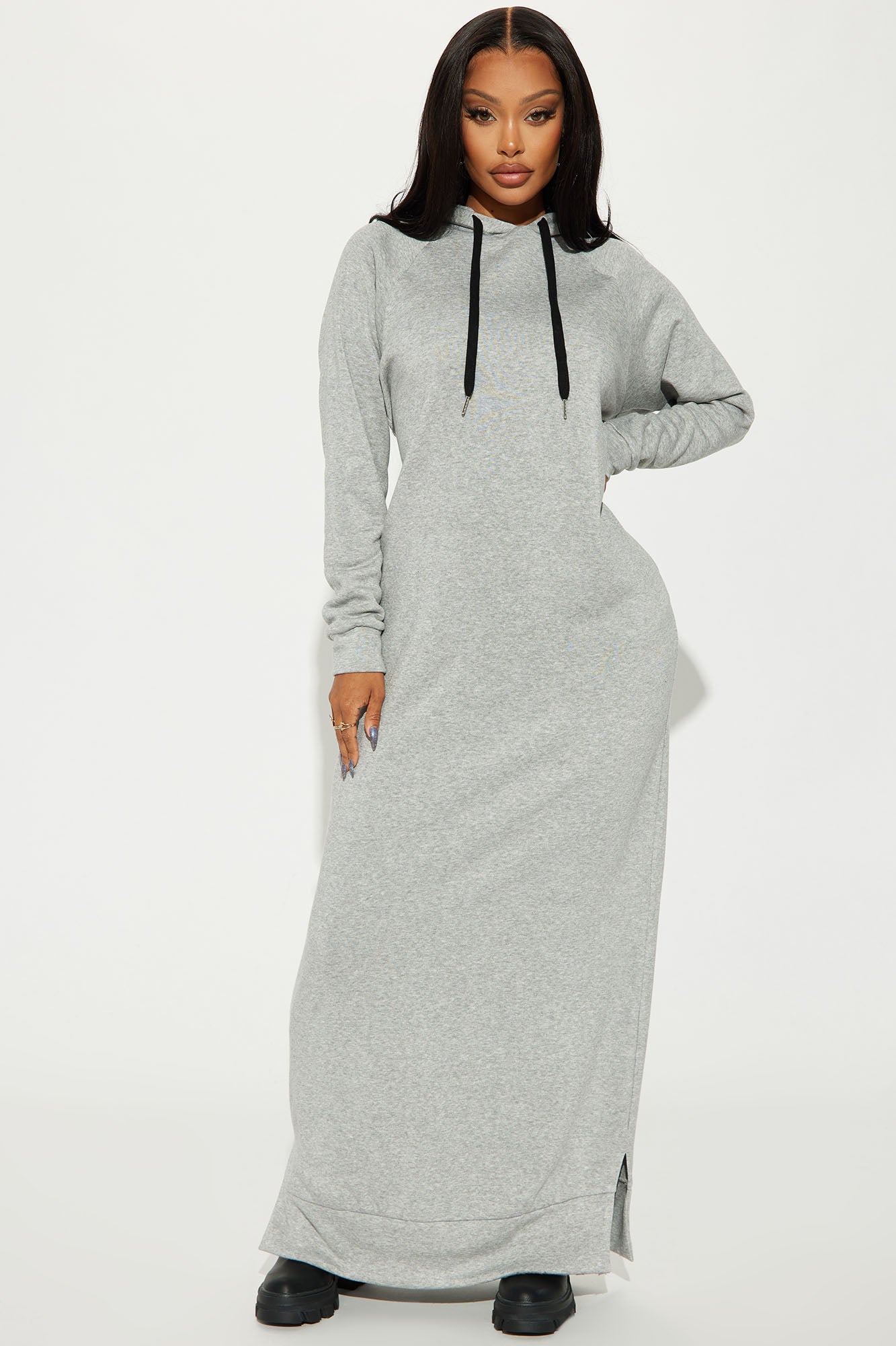 Hoodie maxi sales dress
