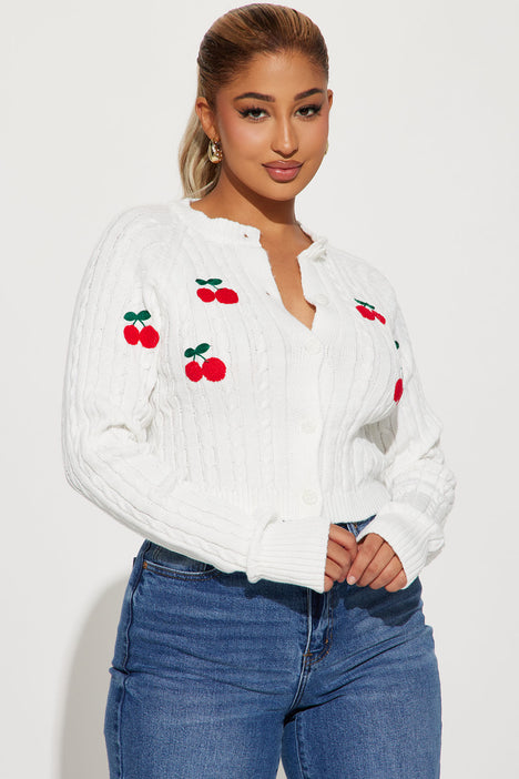 Fashion nova online white jumper