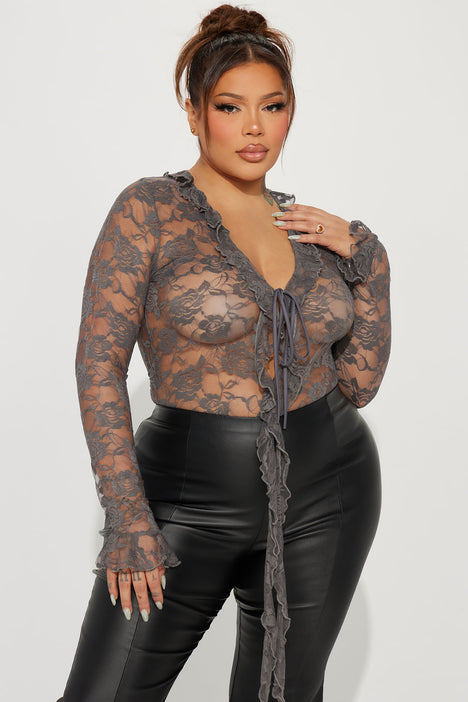 Lace bodysuit discount fashion nova