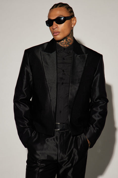 Mens cropped tuxedo best sale jacket