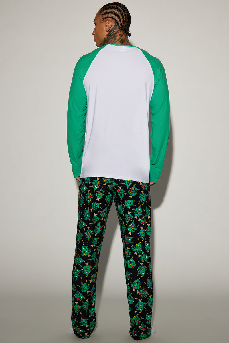 Christmas Crew Holiday PJ Set - Green/combo | Fashion Nova, Mens ...