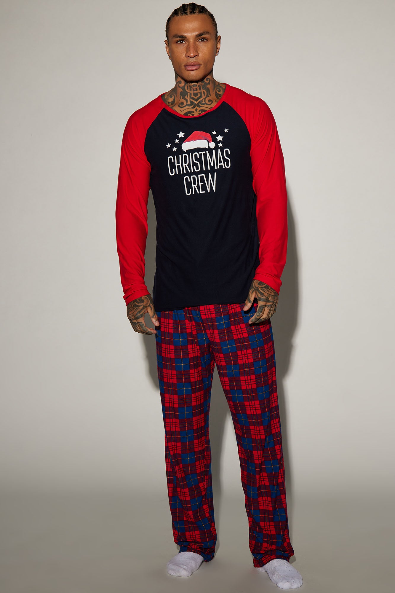 Christmas crew pyjamas clearance