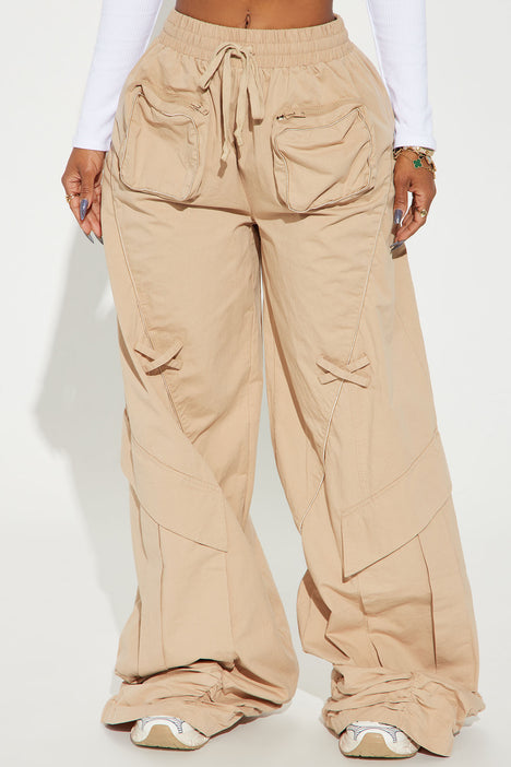 Street Legal Oversized Cargo Pant - Khaki, Fashion Nova, Pants