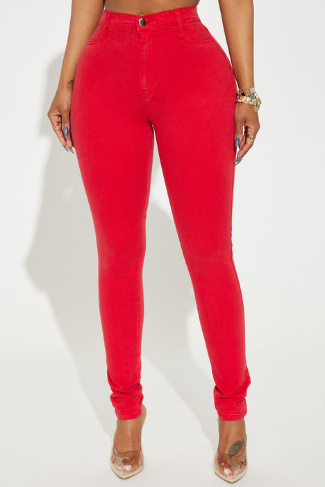 Jeans red shop