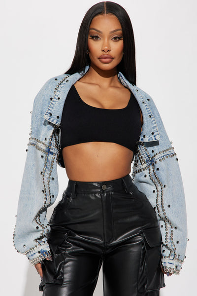 Fashion nova long denim jacket hotsell