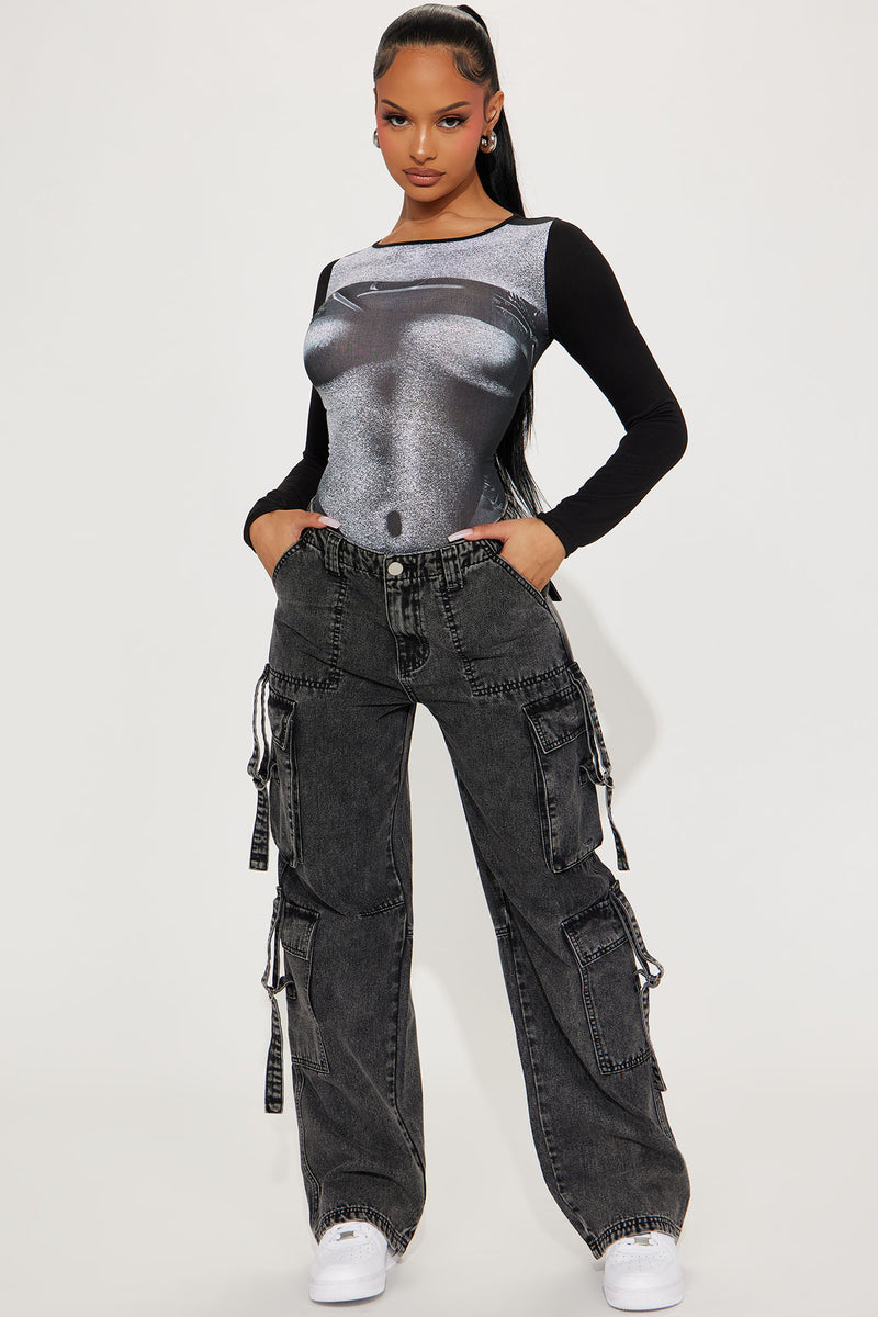 Unphased Mineral Wash Cargo Pant - Black | Fashion Nova, Pants ...