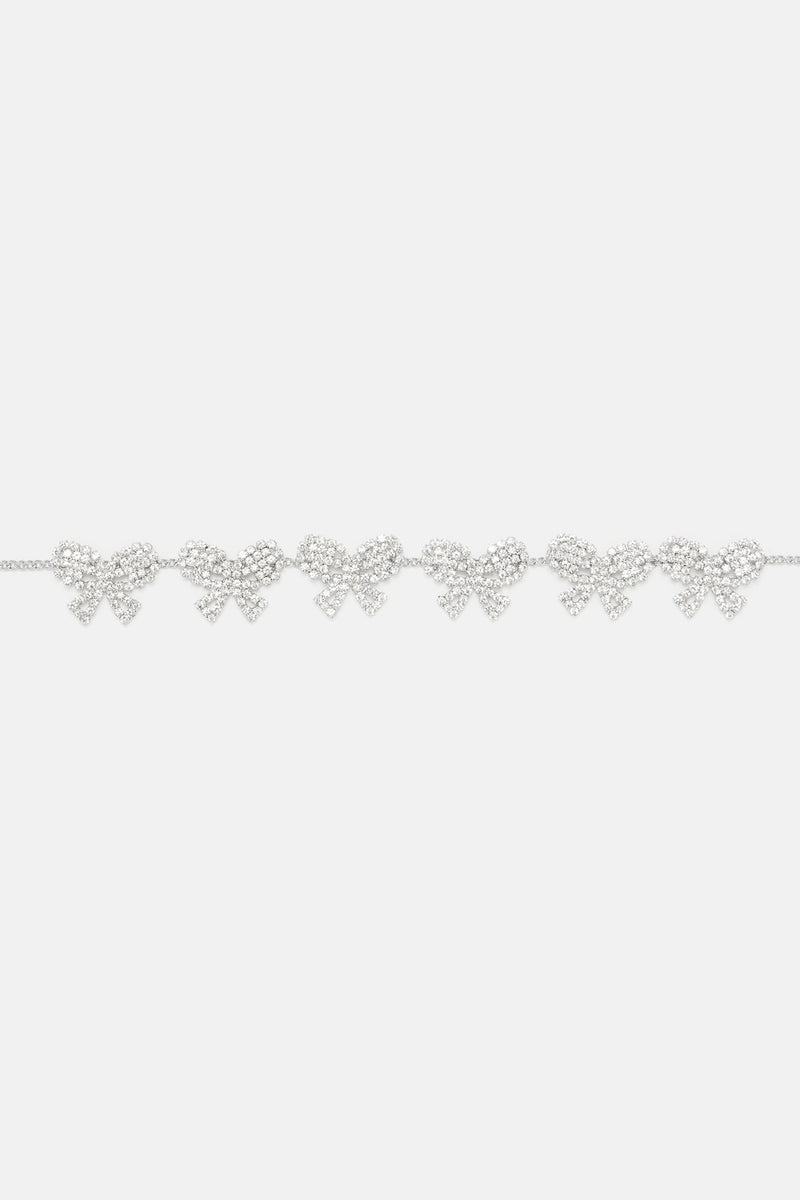 Best Present Rhinestone Choker Silver Fashion Nova, Jewelry