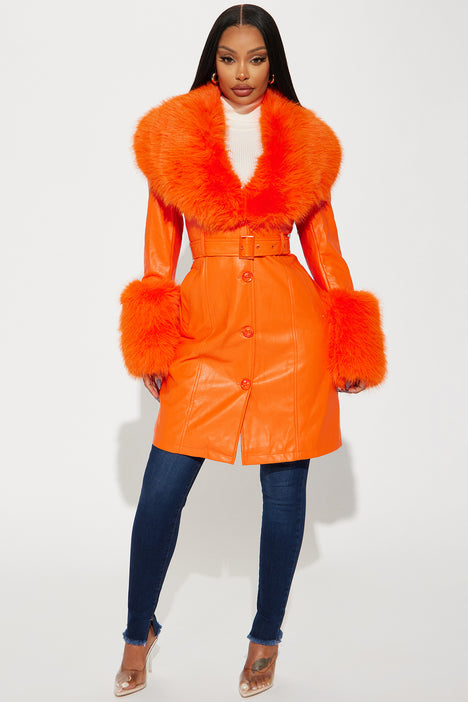 Fox fur hotsell trim coat