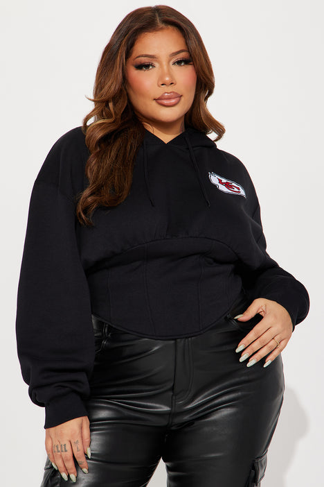 Plus size corset hot sale hoodie