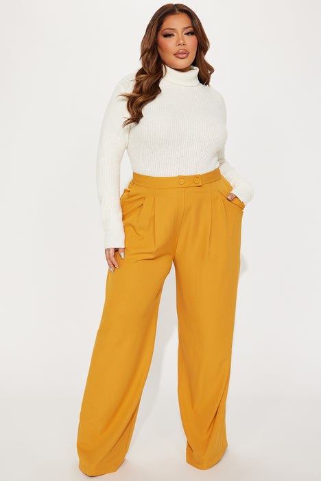 Feeling Focused Trouser Mustard Fashion Nova Pants Fashion Nova