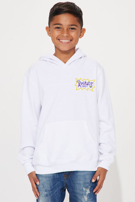 Rugrats top hoodie white