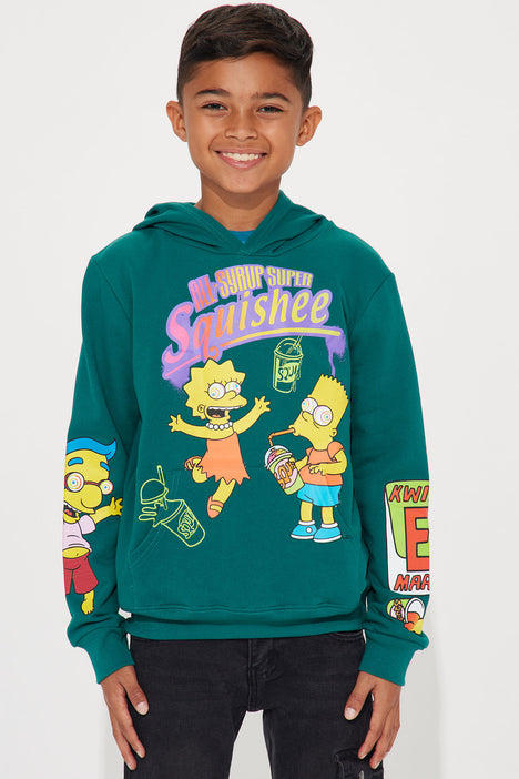 Kids simpsons on sale hoodie