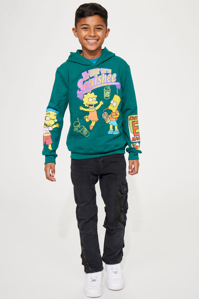 Mini Simpsons Kwik E Mart Snacks Hoodie - Turquoise | Fashion Nova ...