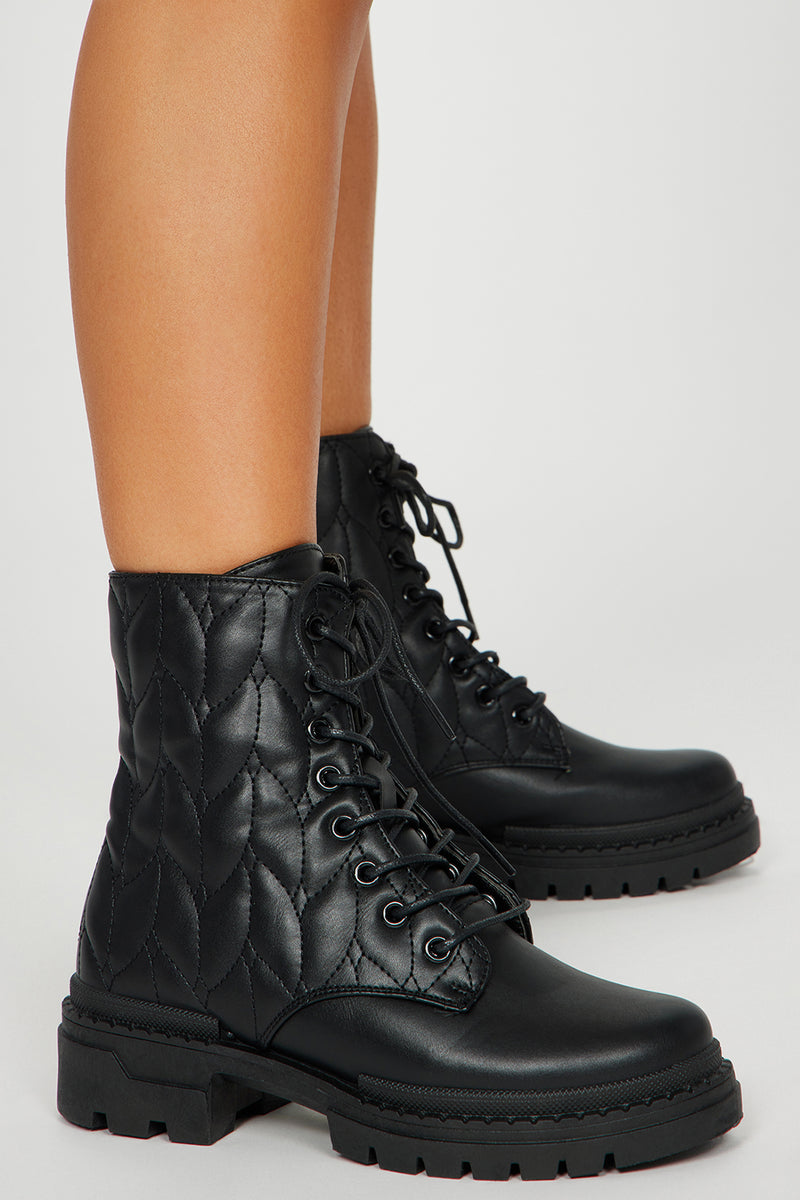 Fading Away Combat Boots - Black | Fashion Nova, Shoes | Fashion Nova