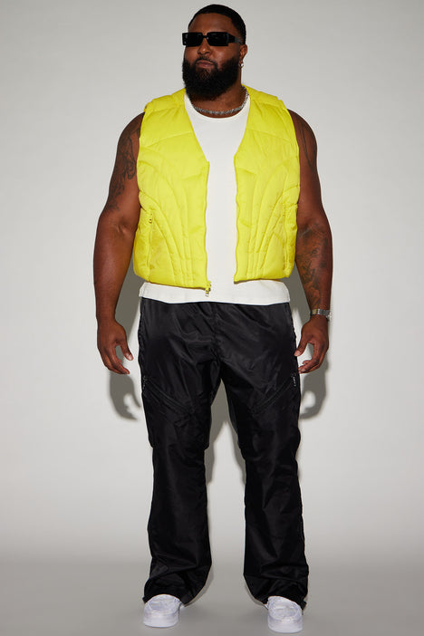 Mens cheap vest yellow