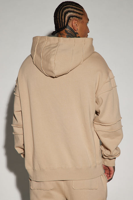 Tan hotsell oversized hoodie