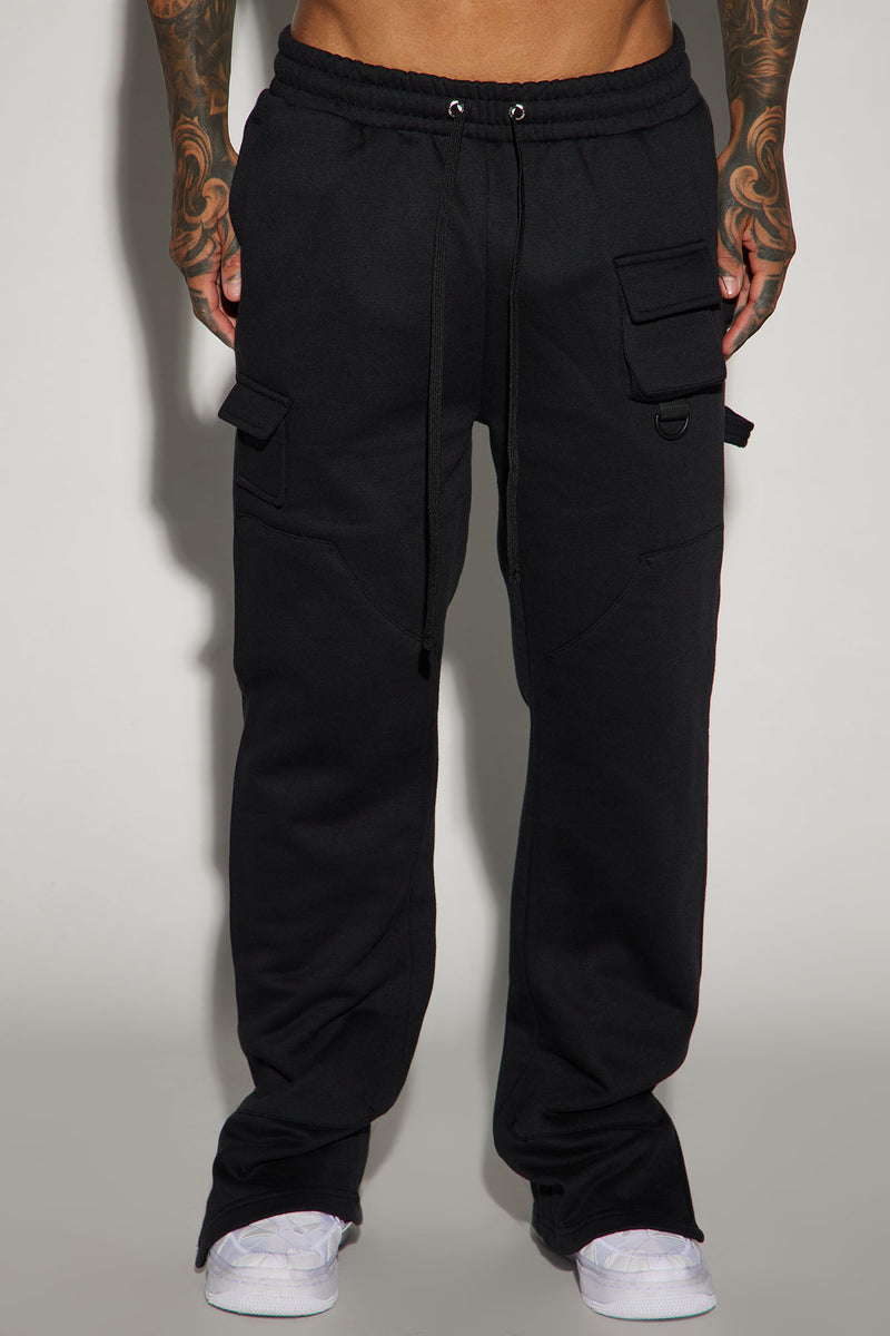 Keep It Going Carpenter Sweatpants - Black | Fashion Nova, Mens Fleece ...