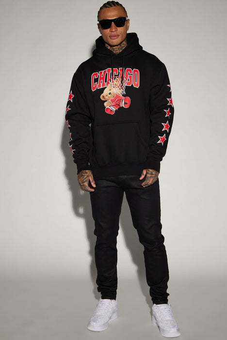 Chicago Bear Hoodie Black