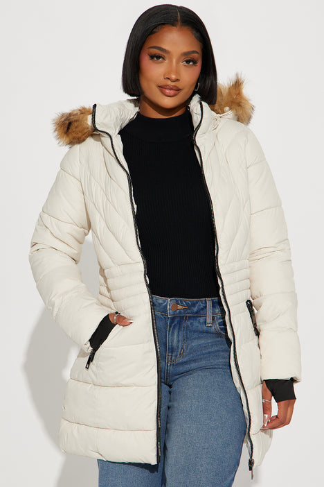 Dakota Long Puffer Jacket Pearl Fashion Nova Jackets Coats