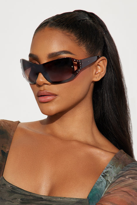 Dark Brown Faux Wood Sunglasses – SAULT New England