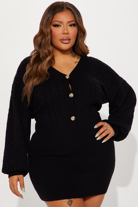 Plus size sweater dress fashion nova store