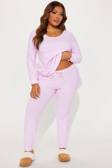 Bed Head PJ Pant Set Pink combo Fashion Nova Lingerie