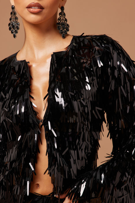Fashion nova sale sequin jacket