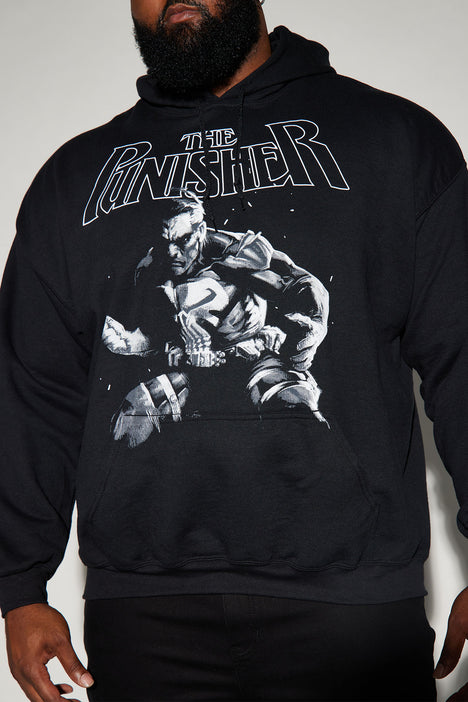 The Punisher Is Ready Hoodie Black Fashion Nova Mens Screen
