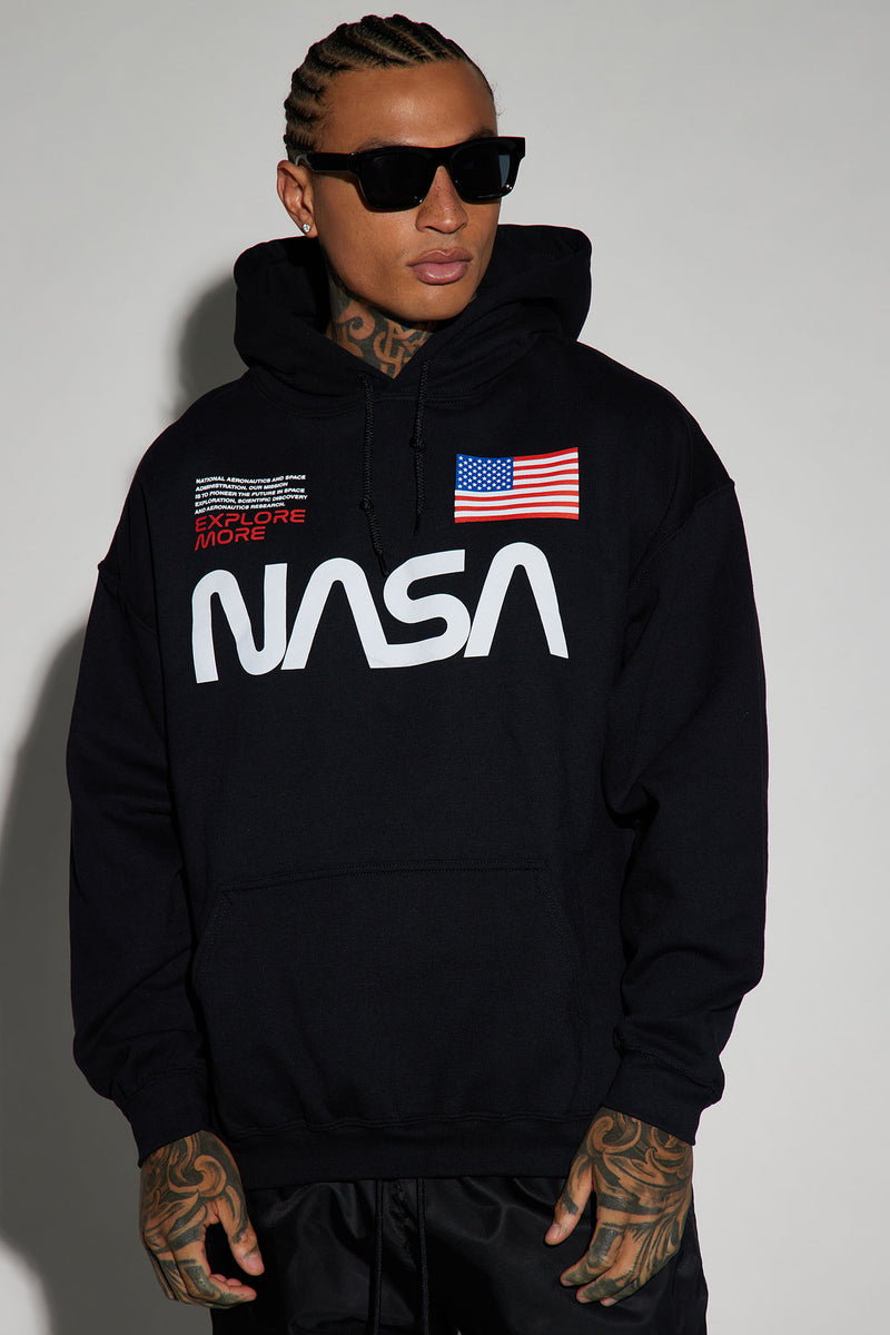 NASA Explore More Hoodie - Black | Fashion Nova, Mens Screen Tops ...