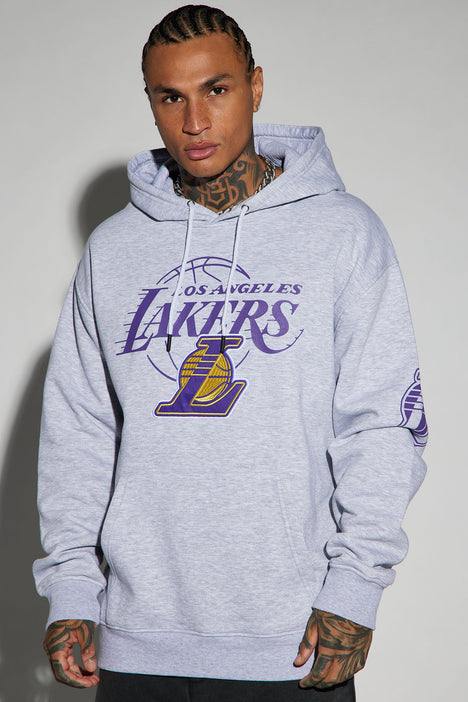 Grey store lakers hoodie