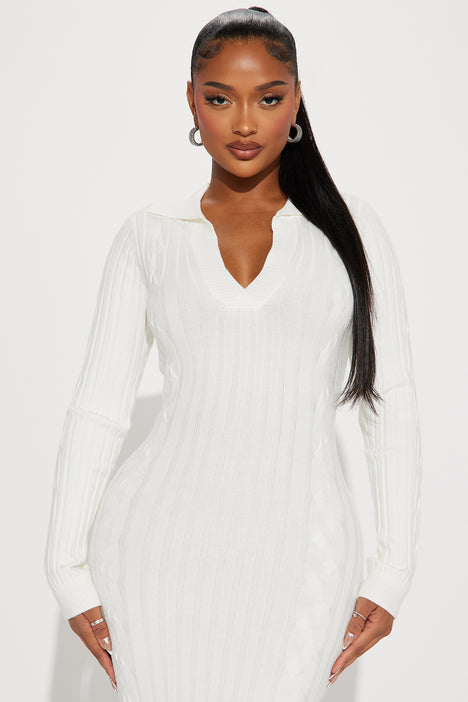 Off white sweater dress hot sale