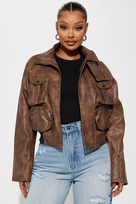 Leather sale jackets long