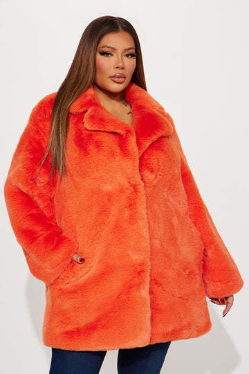 Plus size faux new arrivals fur jacket australia