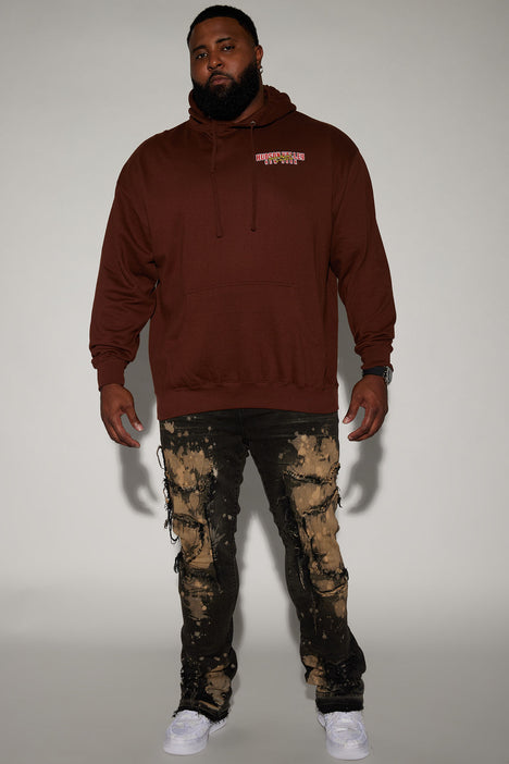 Essentials shop hoodie chocolate