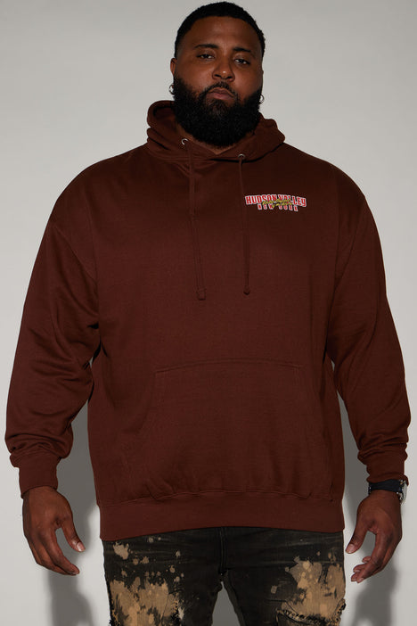 Chocolate champion hoodie store