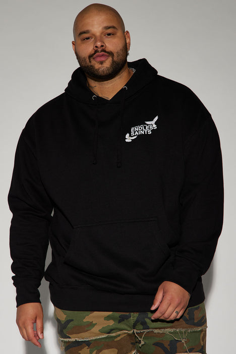 Endless Saints Hoodie Black Fashion Nova Mens Graphic Tees