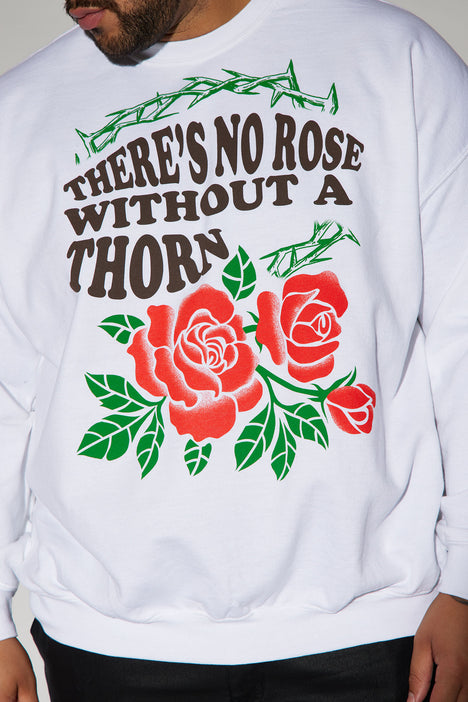 White best sale rose sweater