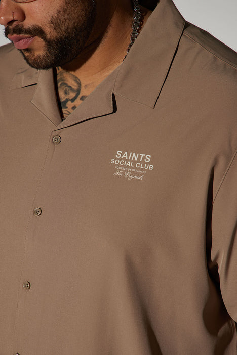 Saints button up shirt hot sale