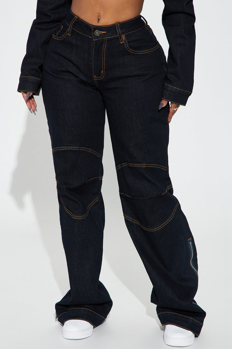 Pinegrove Baggy Jeans - Dark Wash | Fashion Nova, Jeans | Fashion Nova