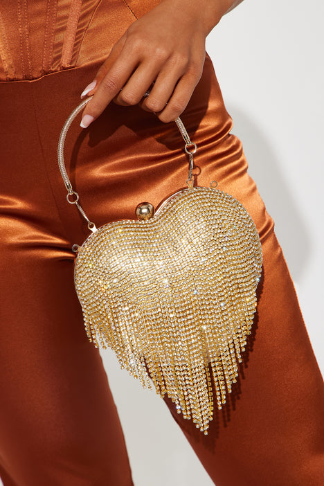 Meant For You Clutch Gold Fashion Nova Handbags Fashion Nova