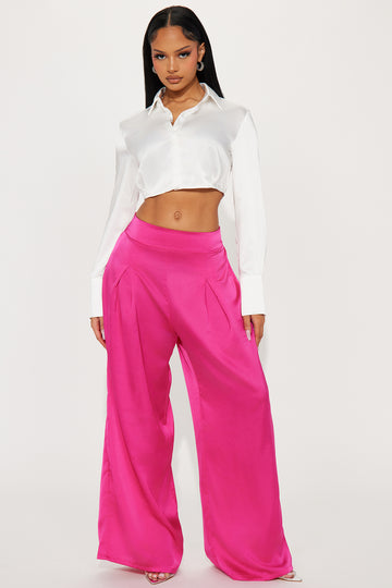 Business Debut Blazer Pant Set - Magenta, Fashion Nova, Matching Sets