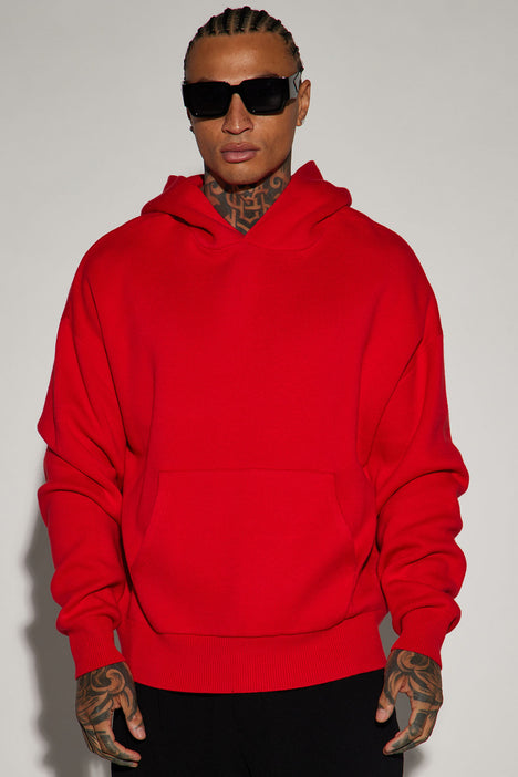 Red sweater mens hoodie online