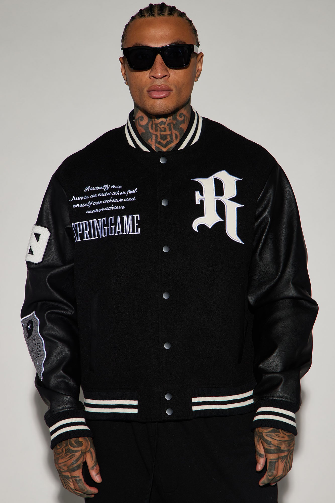 Spring jacket cheap black